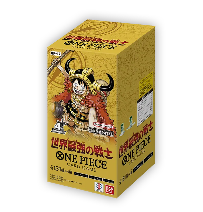 OP-17 The World's Strongest Warriors Japanese booster box