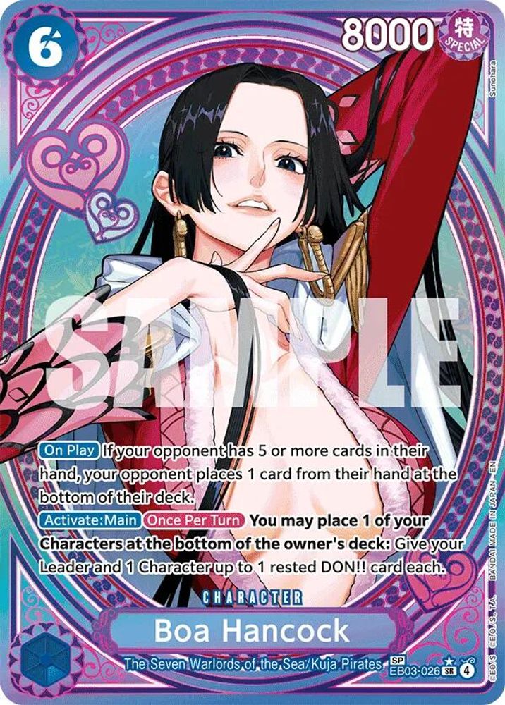 Boa Hancock SP EB03-026 One Piece card