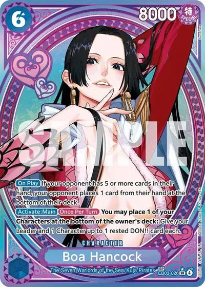 Boa Hancock SP EB03-026 One Piece card