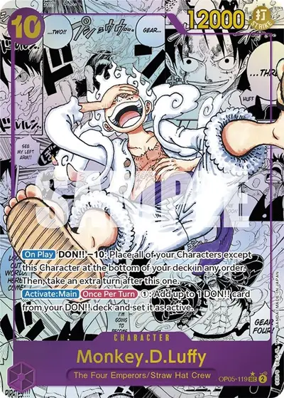 Monkey D. Luffy OP05-119 One Piece card