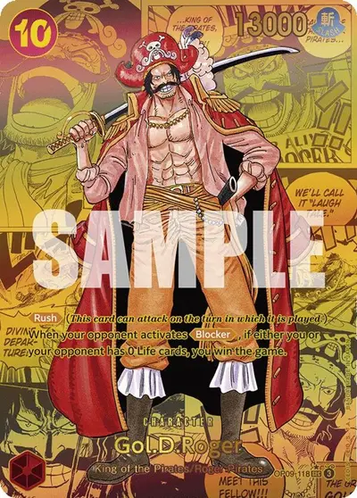 Gol D. Roger OP09-118 One Piece card