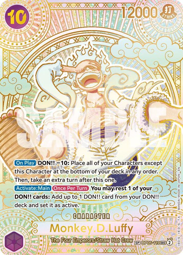 Monkey D. Luffy 119 SP Gold