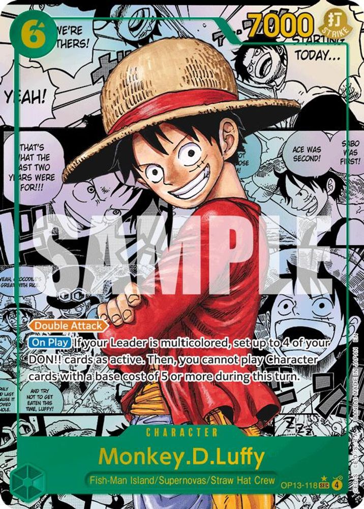 Monkey D. Luffy 118 Super Alternate Art